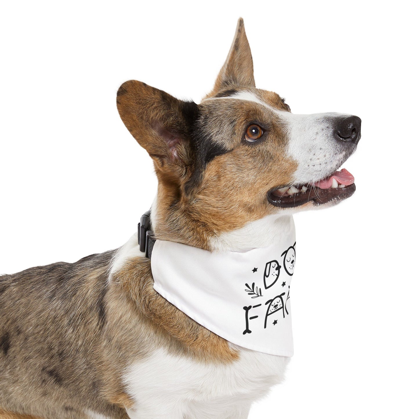 Dog Family Bandana Collar with Adjustable Buckle - Multiple Sizes | Dog Gift | Pet Lover Gift | Dog Accessory | Dog Scarf | Puppy Gift