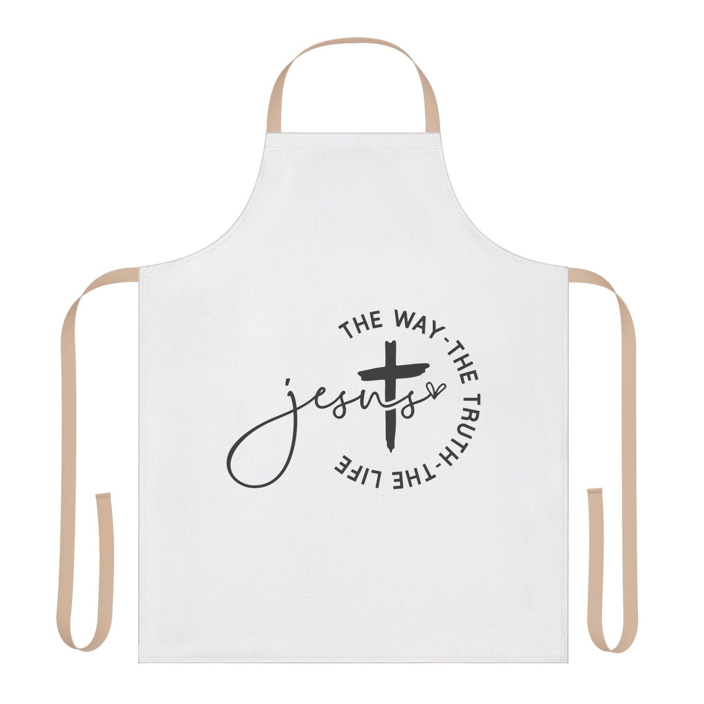 Jesus Religious Unisex Apron, 5-Color Straps | Kitchen Essential | Cooking Gift | Unisex Apron | Kitchen Gift | Religious Apron