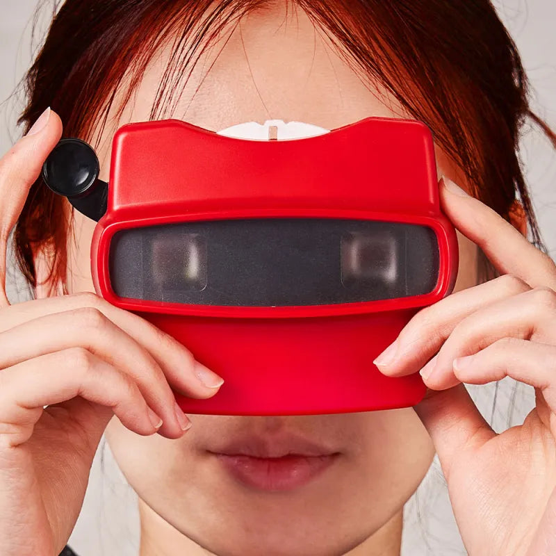 Personalized 3D Viewfinder with Custom Photo Reel. Retro Viewer Gift with Photos & Text.