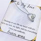 To My Love Forever Love Necklace | Christmas Gift, Valentine's Gift, Holiday Gift, Wife, Girlfriend