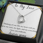 To My Love Forever Love Necklace | Christmas Gift, Valentine's Gift, Holiday Gift, Wife, Girlfriend