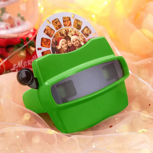 Personalized 3D Viewfinder with Custom Photo Reel. Retro Viewer Gift with Photos & Text.