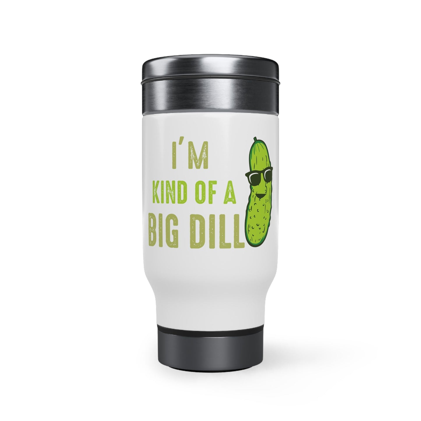 I'm Kinda Of A Big Deal Stainless Steel 14oz Travel Mug with Handle, Coffee Tumbler, Insulated Tumbler, Funny Gifts, Gifts For Friends