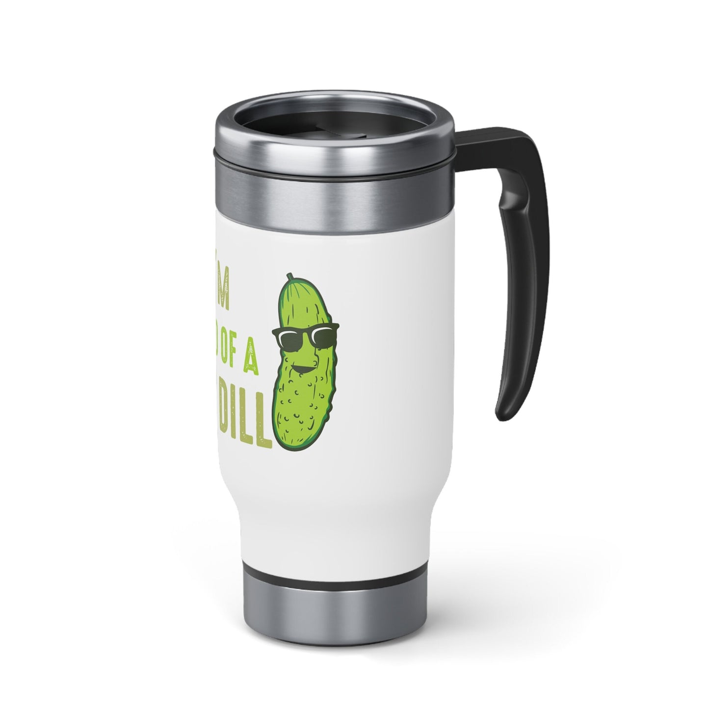 I'm Kinda Of A Big Deal Stainless Steel 14oz Travel Mug with Handle, Coffee Tumbler, Insulated Tumbler, Funny Gifts, Gifts For Friends