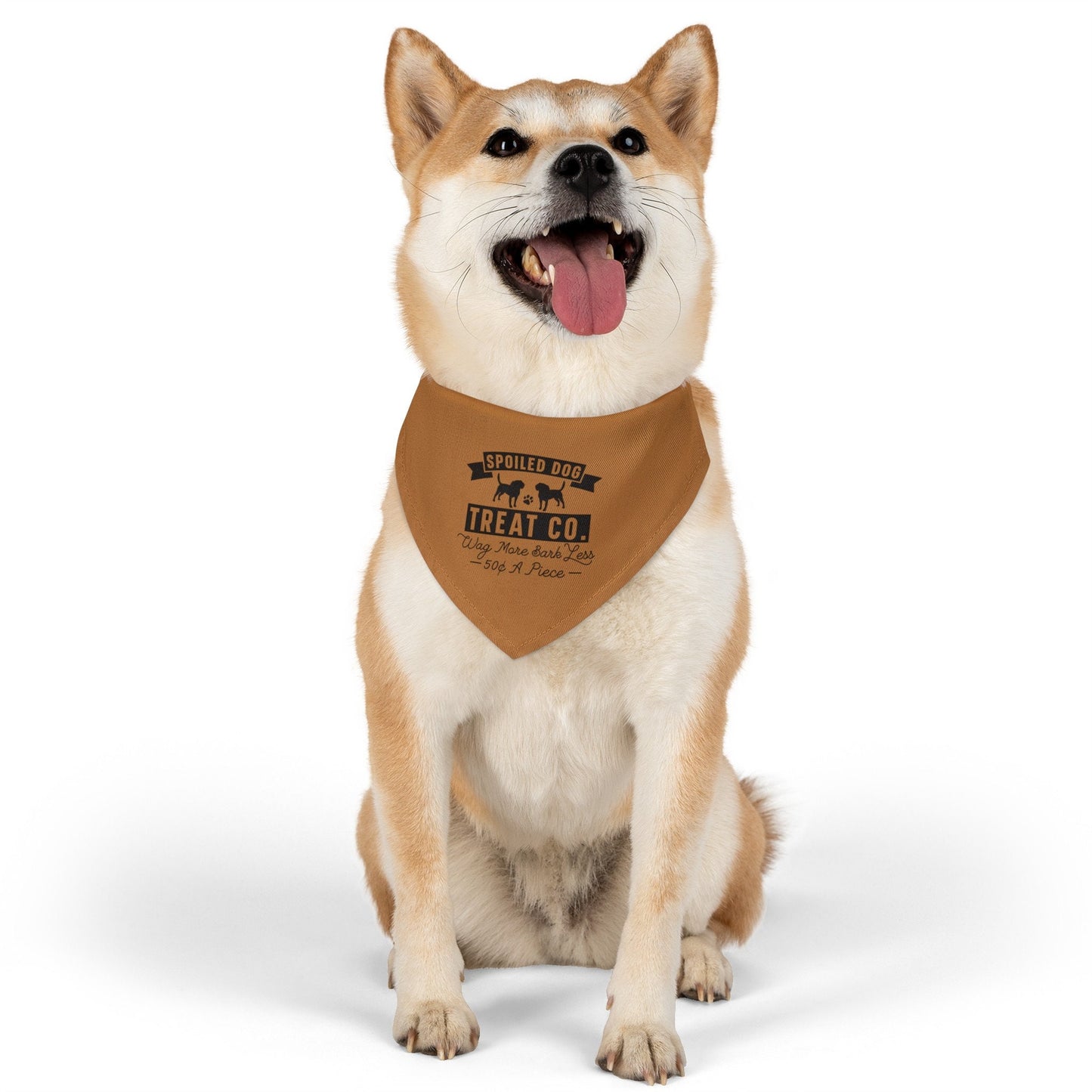 Spoiled Dog Bandana Collar with Adjustable Buckle - Multiple Sizes | Dog Gift | Pet Lover Gift | Dog Accessory | Dog Scarf  | Puppy Gift