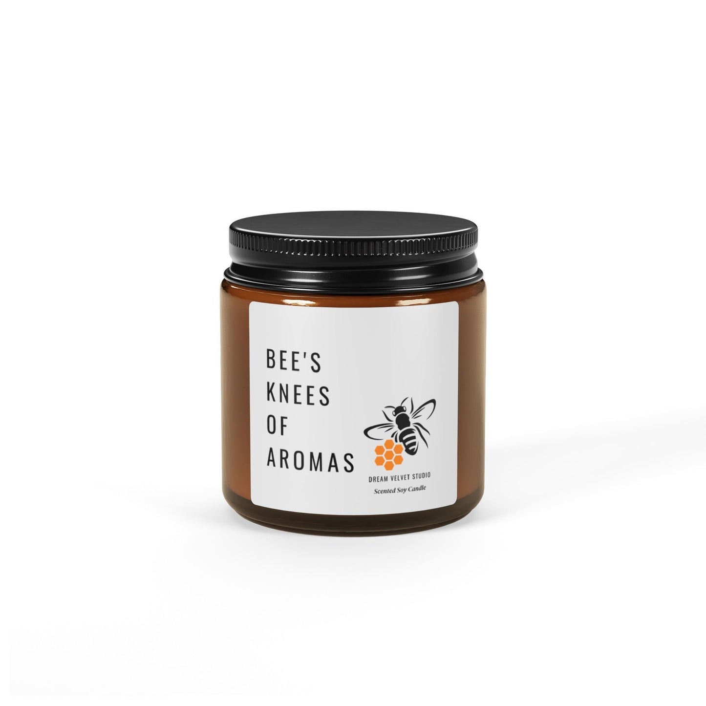 Bee's Knees Scented Soy Candle | Bee Lover Gift | Candle Gift | Bee Themed Decor | Eco Friendly Candle | Bumble Bee | Unique Candle