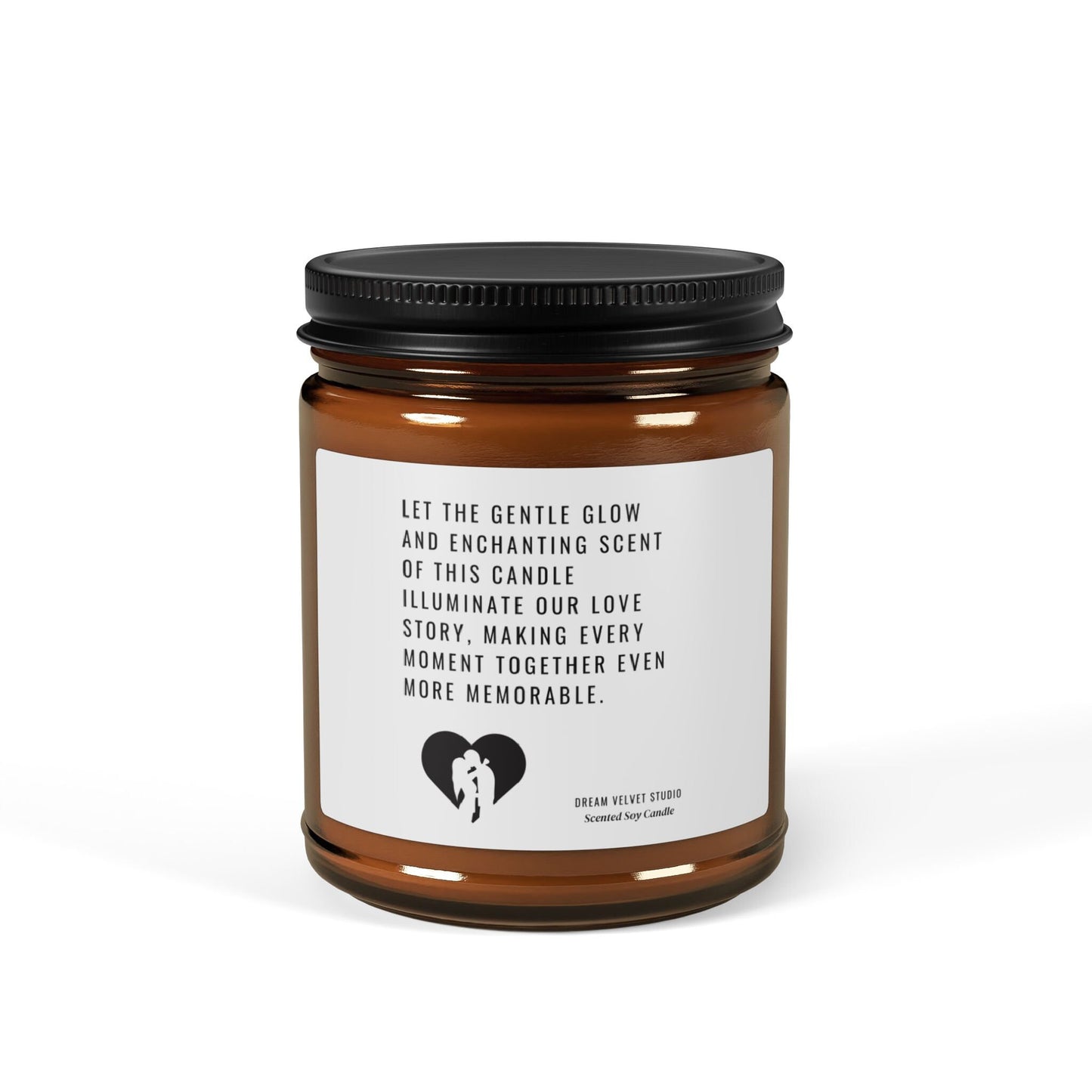 Love Story Scented Soy Candle | Romantic Candle | Anniversary Candle | Valentine's Day Candle | Candle for Girlfriend | Birthday Gift Candle