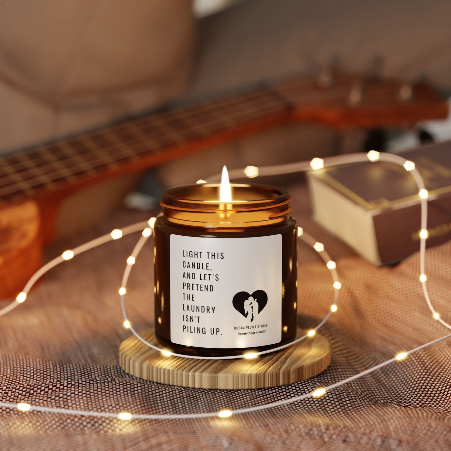 Love Romantic Scented Soy Candle | Romantic Gift Candle | Anniversary Candle | Va Day Candle | Candle for Girlfriend | Birthday Gift Candle